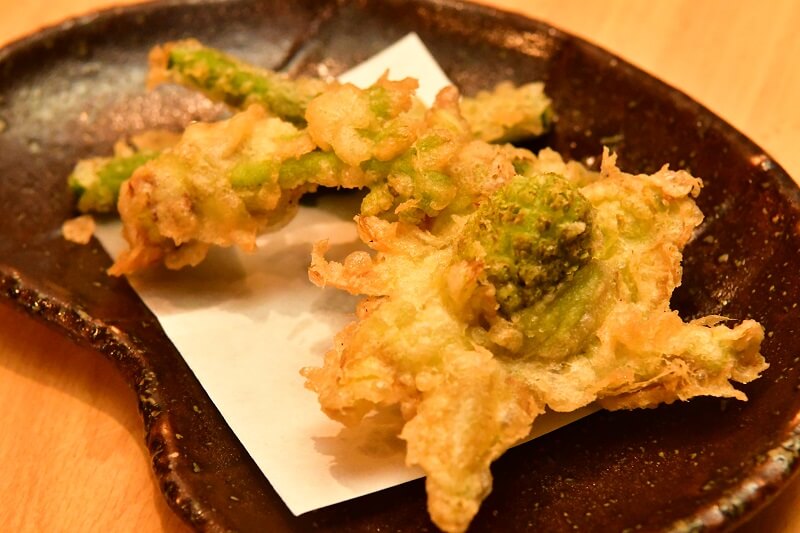 山菜天ぷら - 札幌 居酒屋道