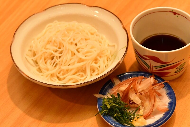 冷やし素麺 - 札幌 居酒屋道