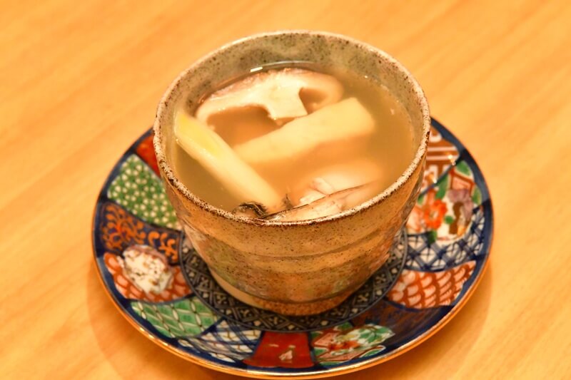 白身魚の出し蒸し - 札幌 居酒屋道