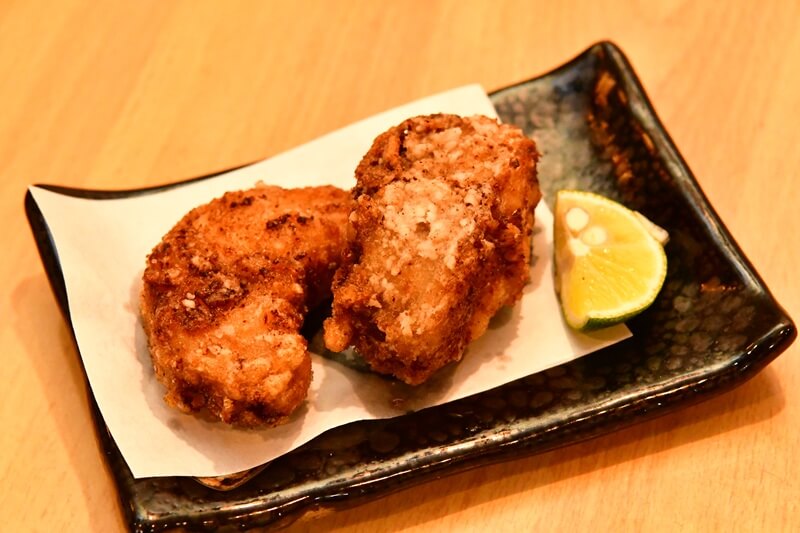 ふぐの唐揚げ - 札幌 居酒屋道